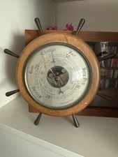 Art Deco Style Barometer Ships