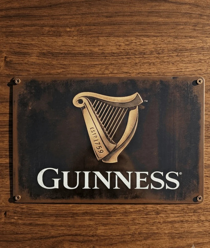 Guinness gold harp retro - guinness,