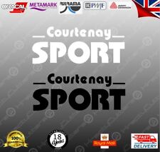 Vauxhall COURTENAY SPORT sticker GTE GSI SR SRI GSI VXR TURBO corsa astra nova 8