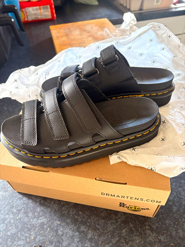 Martens raine slide black - martens,