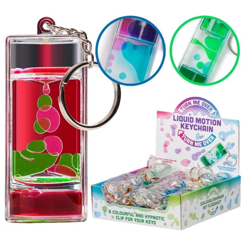 Liquid motion keychain sensory - keychain,