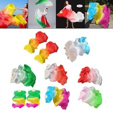 Belly Dance Silk Veil Fans