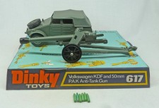 Dinky Toys 617 Volkswagen KDF & 50mm Anti Tank Gun Set