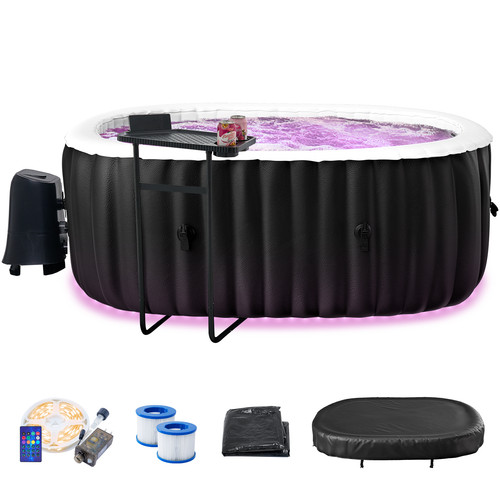 Inflatable hot tub with - tub,