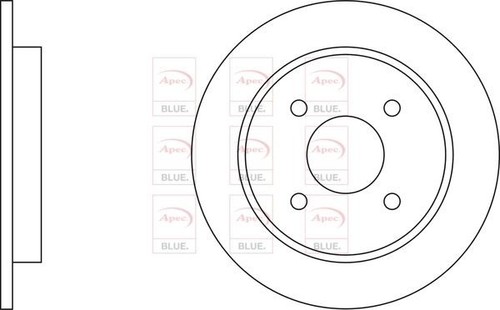 Apec blue rear axle brake - apec,
