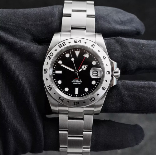 Custom made watch 40mm black - custom,