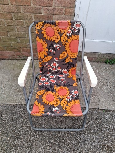 Vintage 1970s floral pattern - vintage,