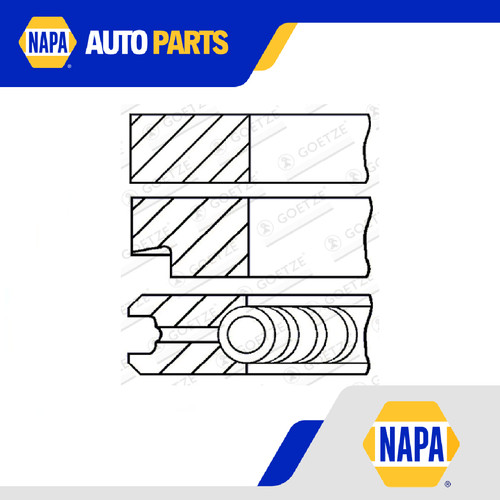 Piston rings kit single - rings, (single