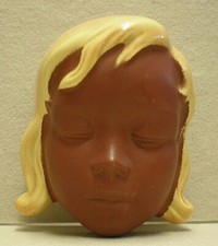 Vintage Cortendorf 3411 Wall Mask Of A Young Girl (FMB)