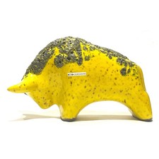 Otto Keramik Bull in Yellow