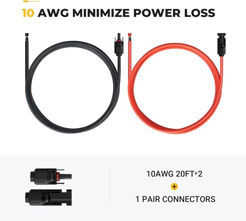Solar panel extension cable - solar, pv