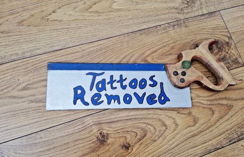 Vintage wooden tenon saw sign - vintage,