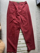 Ralph Lauren RRL Double RL Vintage Mens 34 high Waist Chino Trousers Made in USA