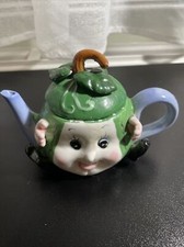 Charming,Novelty Crazy Fruit Character Miniature Teapots.