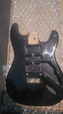 Black Stratocaster Guitar Body