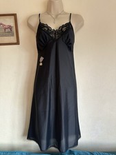 Vintage Black Nylon Lace Slip