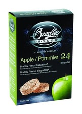 Bradley Smoker All Natural Apple Wood Bisquettes 24 pk