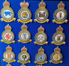 RAF Royal Air Force Station Embroidered Patch Badges - MOD LICENSED