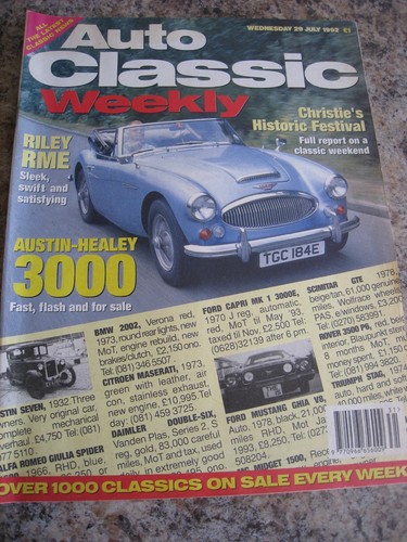 Auto classic weekly jul - weekly, 1992