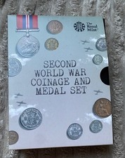 1939 ROYAL MINT SECOND WORLD WAR COINAGE AND MEDAL SET - LIMITED EDITION