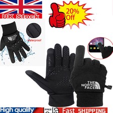 UK Winter Waterproof Gloves Screentouchable Thermal Windproof Warm Unisex Gloves