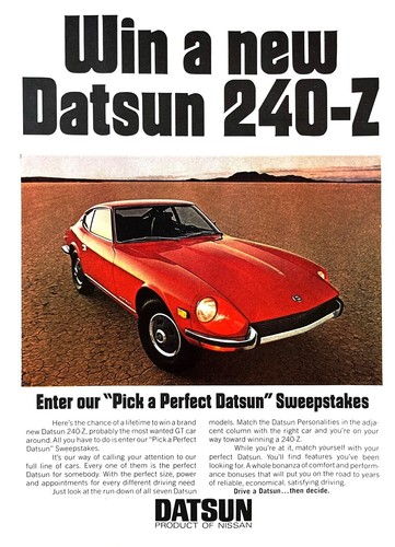 1971 datsun 240z genuine - 1971,