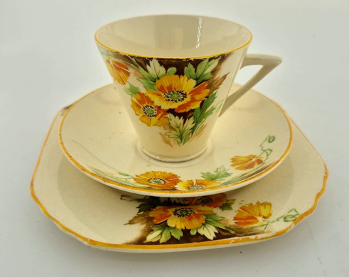 Teacup trio phoenix ware - trio,