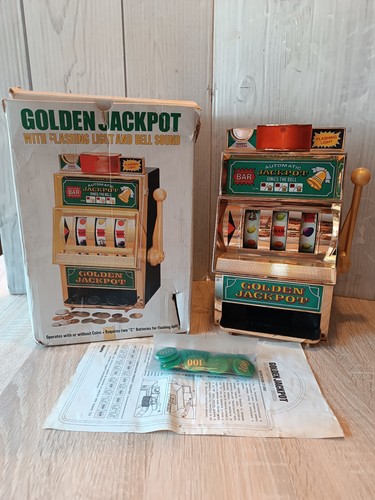 Vintage golden jackpot - "golden, jackpot"