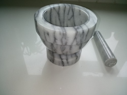 Pestle mortar white - pestle, &