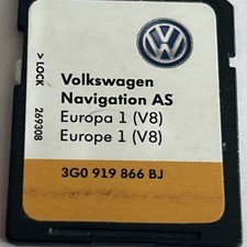 VOLKSWAGON MIB2 SATELLITE NAVIGATION SAT NAV SD CARD EUROPE MAPS V8 3G0919866BJ
