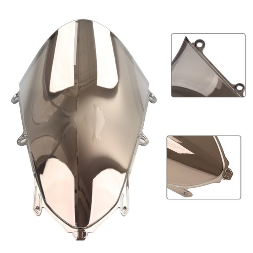 Silver motorcycle windshield - motorcycle,