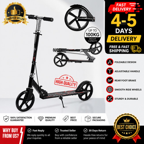 Folding adult scooter big - adult,