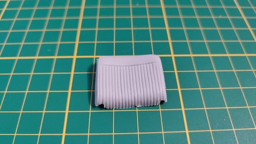 Seat backrest miniature part