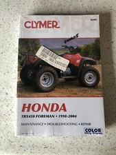 1998-2004 Honda TRX450 TRX 450 Foreman ATV Quad CLYMER REPAIR MANUAL M205