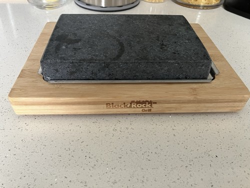 Black rock grill hot - hot, stone