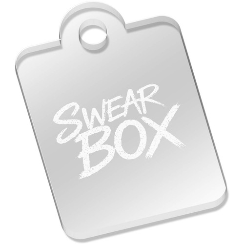 Swear box acrylic keyring - keyring, /