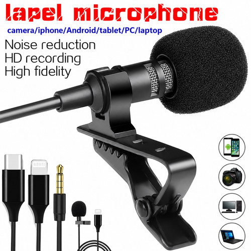 Lavalier lapel microphone mini - microphone,