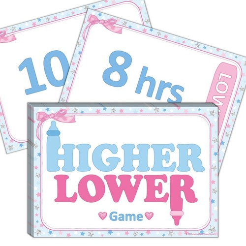 Baby shower game - shower, higher