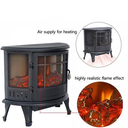 Electric stove fireplace led - electric,