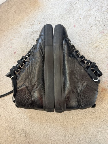 Balenciaga arena black leather - balenciaga,
