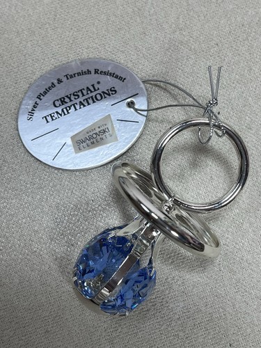 Silver plated blue baby - blue,
