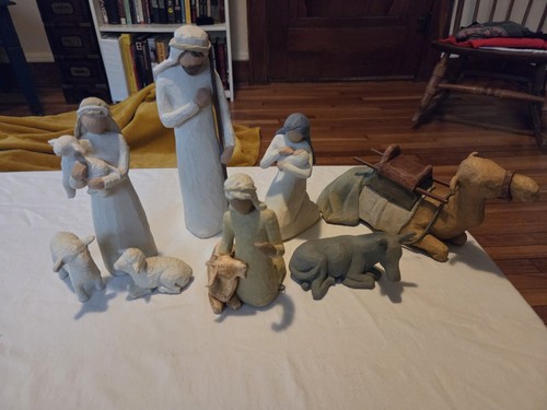 Willow tree nativity set - willow, 8