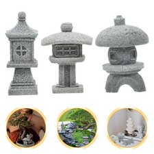  Set of 3 Garden Decorations Ornament Landscaping Ornaments Miniature