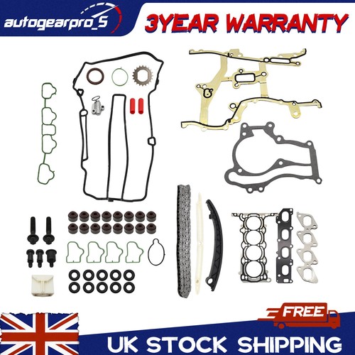 Head gasket set bolt timing - gasket,