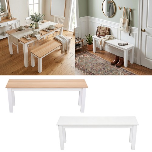 Wooden table bench 120cm long - wooden,