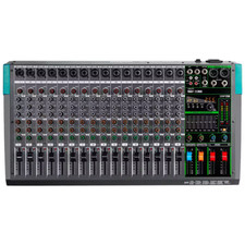 Depusheng MG16 - 16 Channel Audio Sound Mixer DJ Console USB with 48V Phantom UK