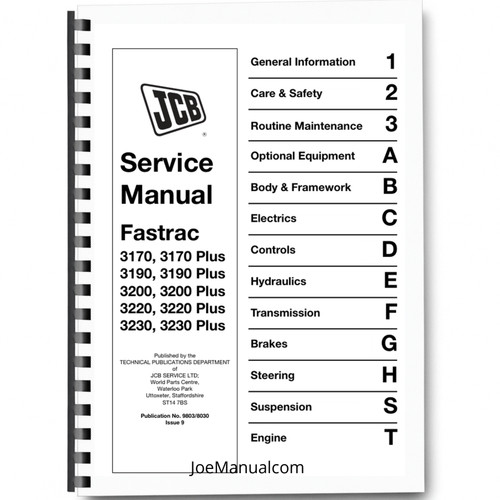 Jcb 3170 3190 - 3170, 3200