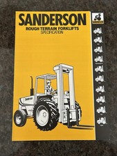 Sanderson rough terrain masted - rough,