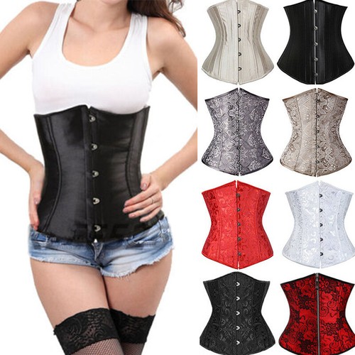 Women steel boned waist - boned,