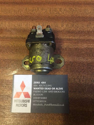 Heater plug solenoid - plug, relay